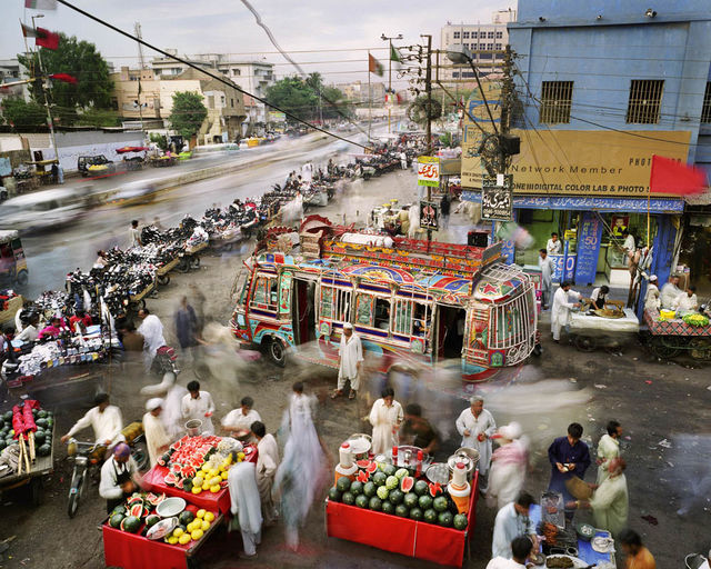 Martin Roemers, Archival pigment print, New M.A. Jinnah Road, Saddar Town, Karachi, Pakistan, 2011