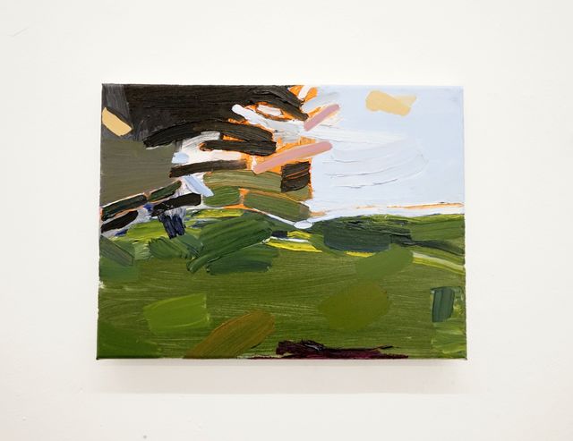 Myrto Christou, Oil on canvas, Landscape, 2020