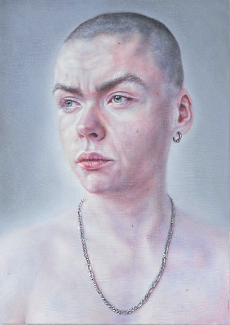 Anya Janssen, Oil on canvas, Clouddweller 5, 2020