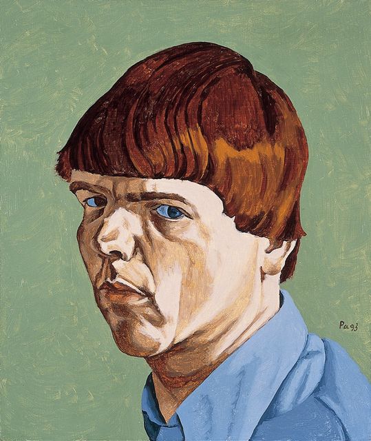 Philip  Akkerman, Oil on masonic panel, Self-portrait 1993 no. 13 , 1993
