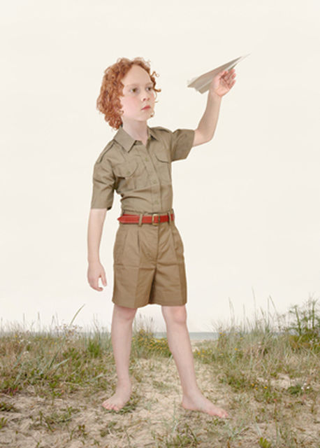 Loretta Lux, Ilfochrome print, The Paper Plane, 2004