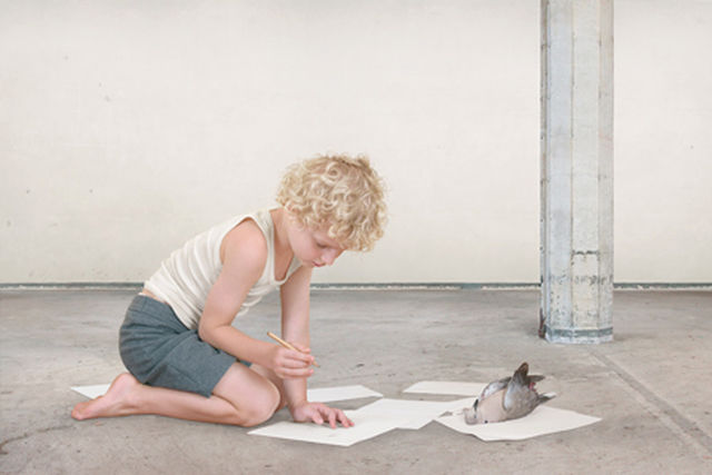 Loretta Lux, Ilfochrome print, The Dove, 2006