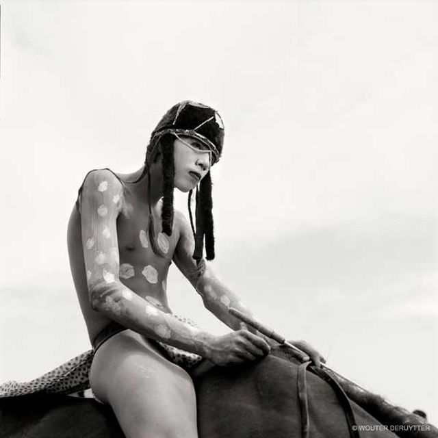 Wouter  Deruytter, Silver gelatin print, Crow Warrior #121, 2005