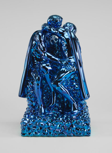 Casper  Braat, Electroplated Resin with transparent color coating, Reflection of Superman, 2018
