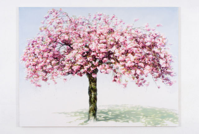 Anya Janssen, Oil on canvas, WEEPTREE, 2008