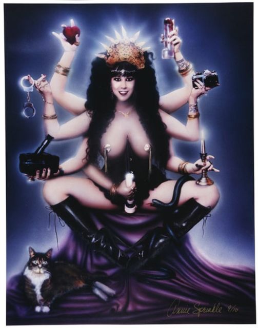 Annie Sprinkle, C-print, Sex Goddes, 1995