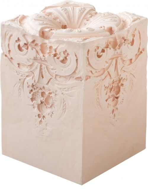 Nynke Koster, Siliconene rubber, PU foam and wood, Element of Time - Baroque, 2014