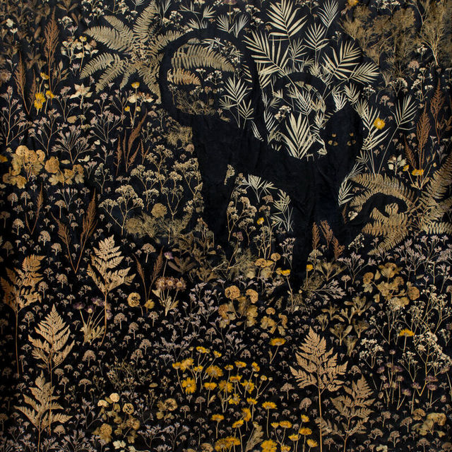Luis Xertu, Plants, acrylics on canvas, God's First Creature, 2016