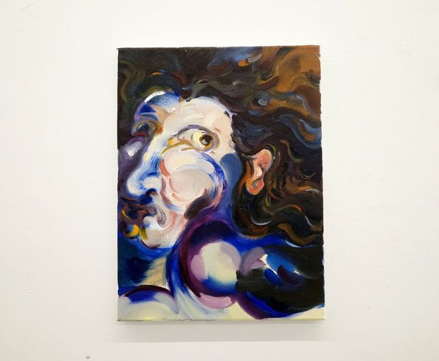 Myrto Christou, Oil on canvas, Portrait, 2020