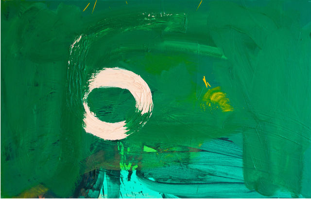 Mike Pratt, Oil on canvas, Patio, 2020