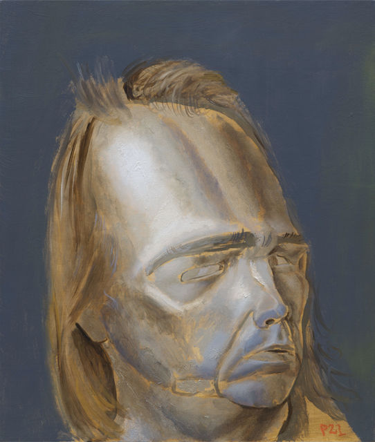 Philip  Akkerman, Tempera and oil on panel, Self-portrait 2021 no. 50, 2021