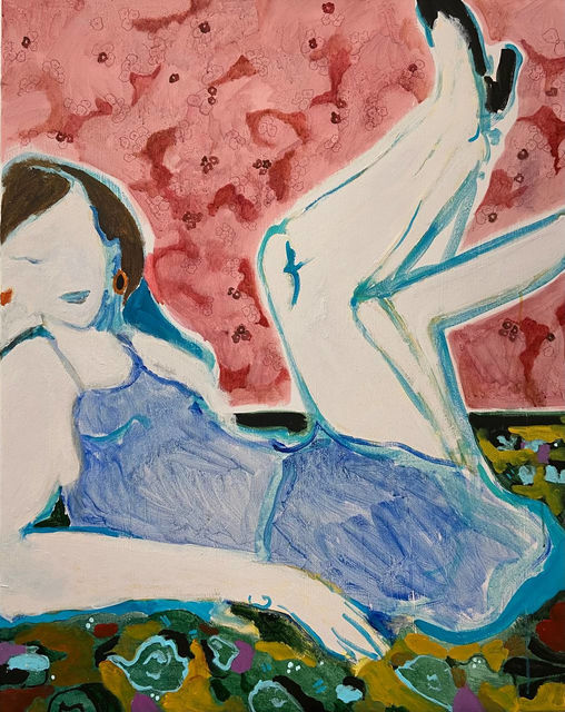 Alena Rakova, Paint on canvas, Untitled, 2021