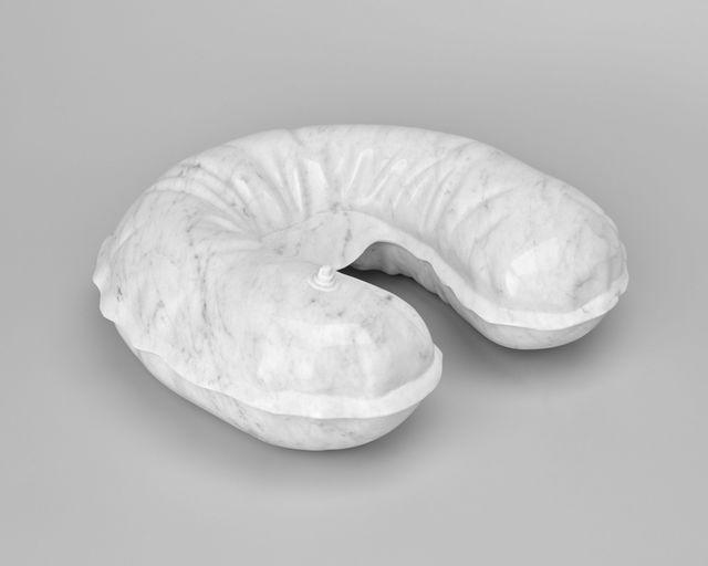 Casper  Braat, Carrara Marble White, Neck Pillow, 2023