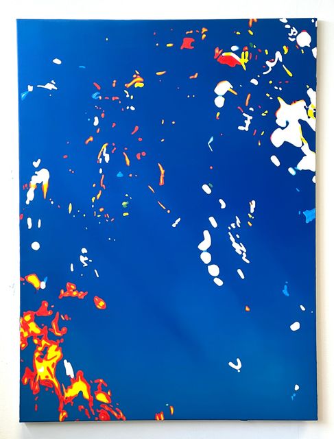 Luke McCowan, Oil on canvas, Riverbed II, 2022