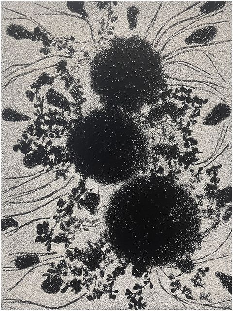 TINKEBELL., Soda ash, toxics on canvas, Arena Candidus Solvay #15, 2023
