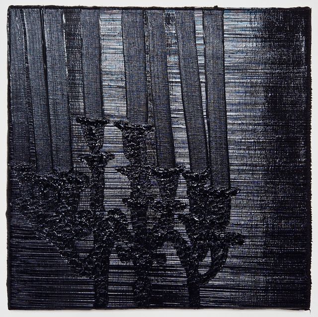 Krijn Kroes, Oil and acrylic on linen, coruscent (TORCH, 2024