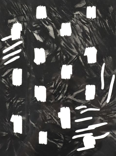 Thijs Zweers, Charcoal on paper, untitled, 2024