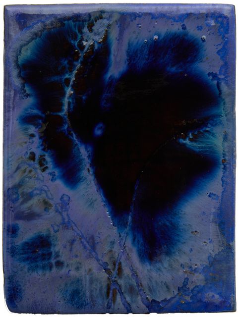 Krijn Kroes, Glazed ceramics, Tiefblau I, 2024