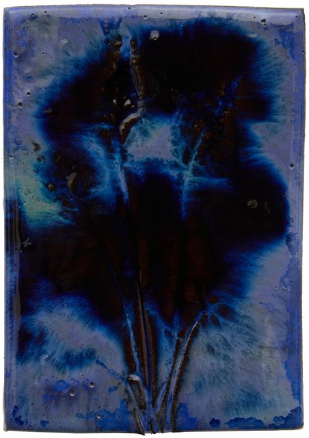 Krijn Kroes, Glazed ceramics, Tiefblau III, 2024