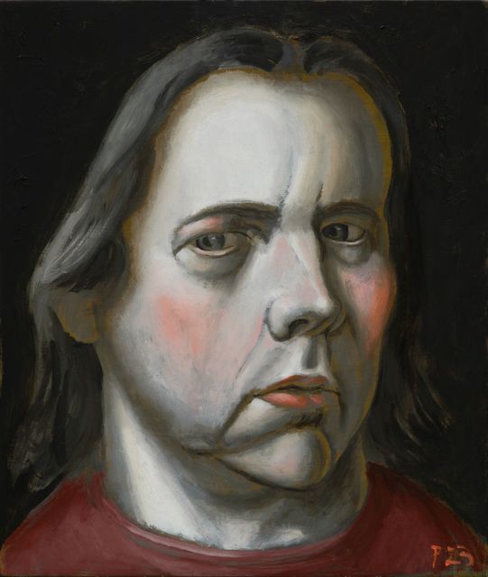 Philip  Akkerman, Oil on panel, Self-portrait 2023 no. 66, 2023