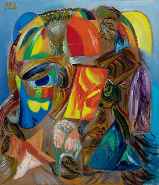 Philip  Akkerman, Oil on panel, Self-portrait 2023 no. 79, 2023