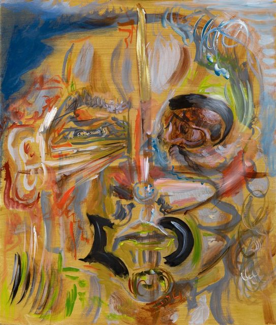 Philip  Akkerman, Oil on panel, Self-portrait 2024 no. 85, 