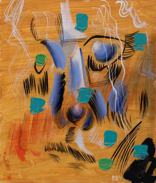 Philip  Akkerman, Oil on panel, Self-portrait 2024 no. 93, 