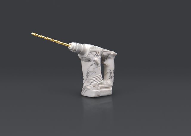 Casper  Braat, Arabescato Carrara marble, Drill, 2025