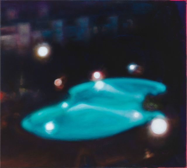 Anya Janssen, Oil on linen, Magic Seaweed, 2024