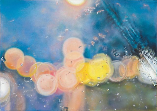 Anya Janssen, Oil on linen, Crystalline, 2024
