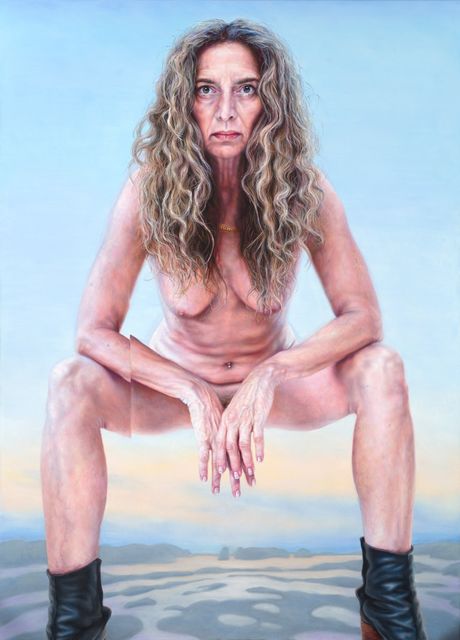 Anya Janssen, Oil on linen, And the heart still beats, 2024
