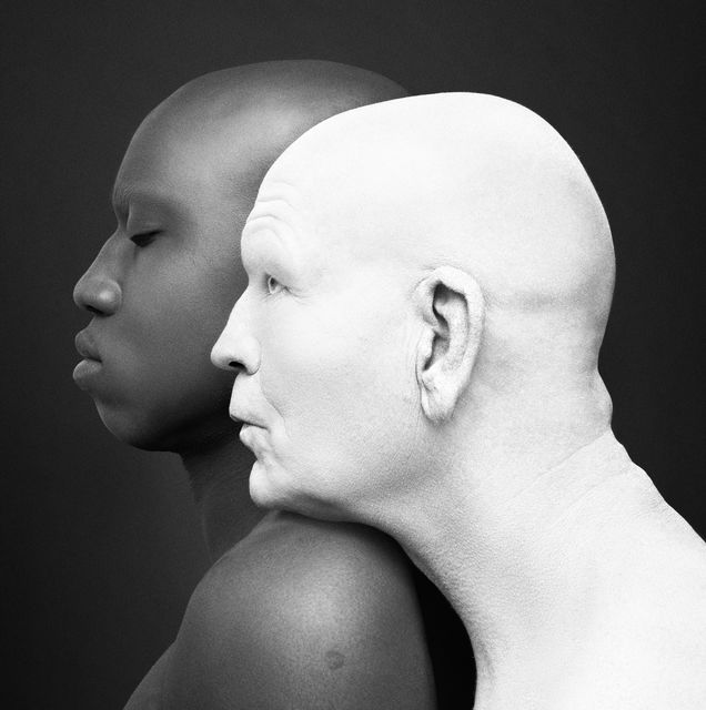 Sandro  Miller, Archival pigment print, Robert Mapplethorpe / Ken Moody & Robert Sherman (1984), 2017