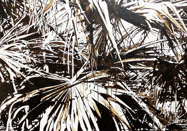 TINKEBELL., Shell's garbage on canvas, Oleum Shell isla de Curaçao #10, 2025